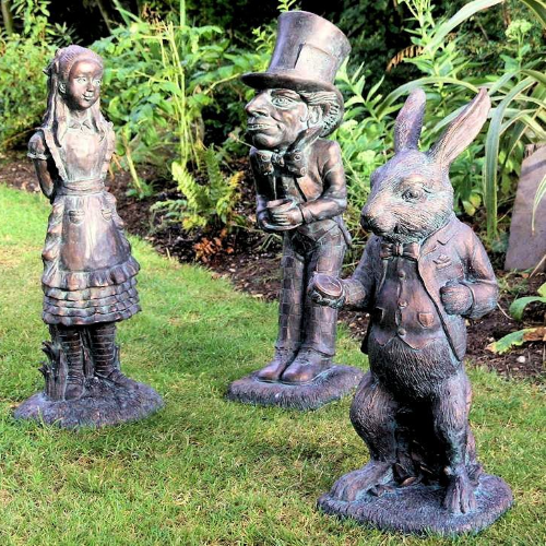 Alice In Wonderland Garden Sculptures, Alice In Wonderland Caterpillar Garden Ornament